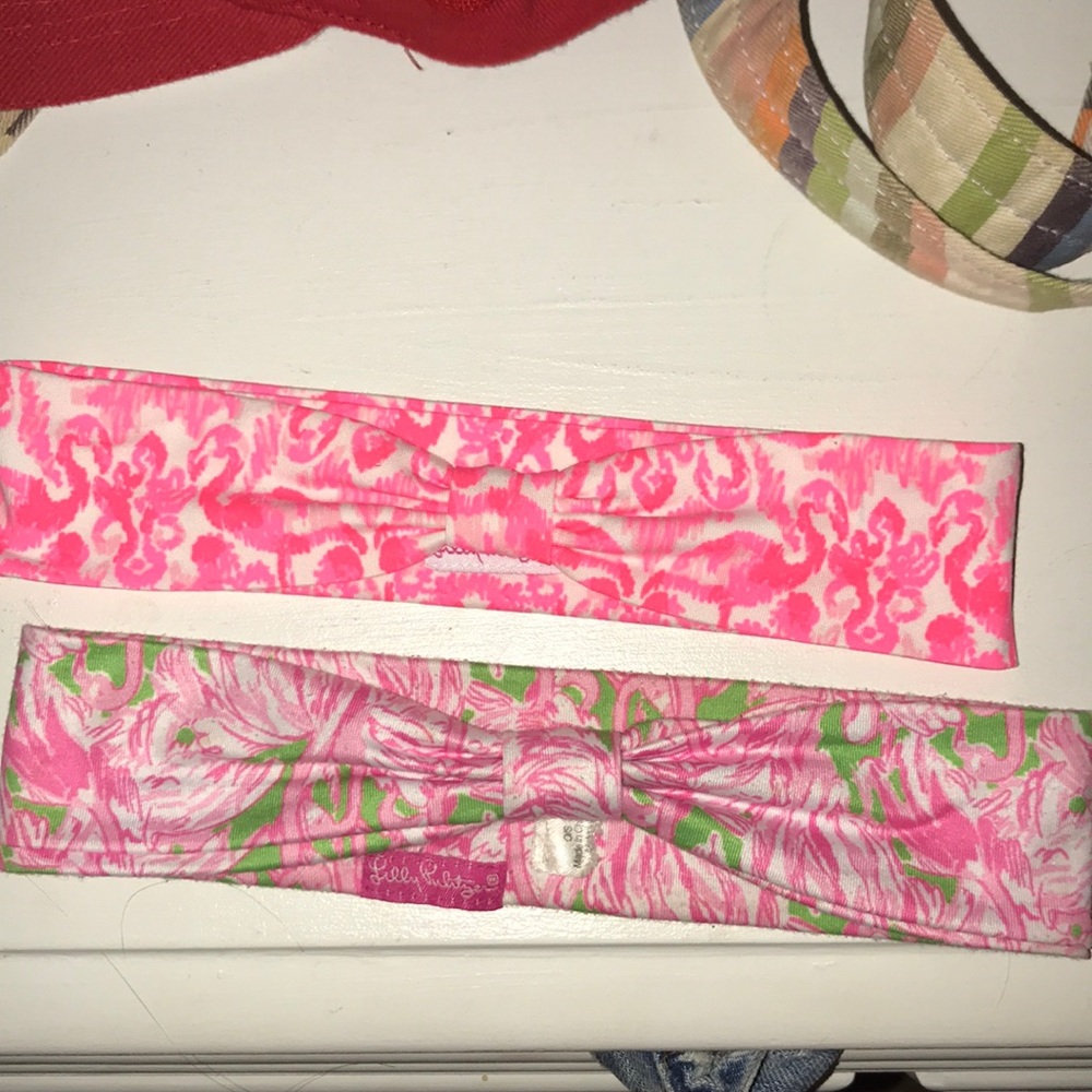 two lily Pulitzer headbands